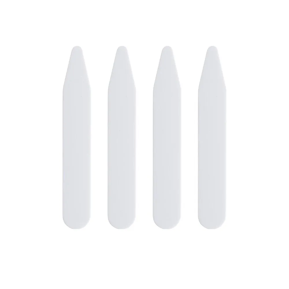 10 Pcs Transparent Plastic Collar Stays