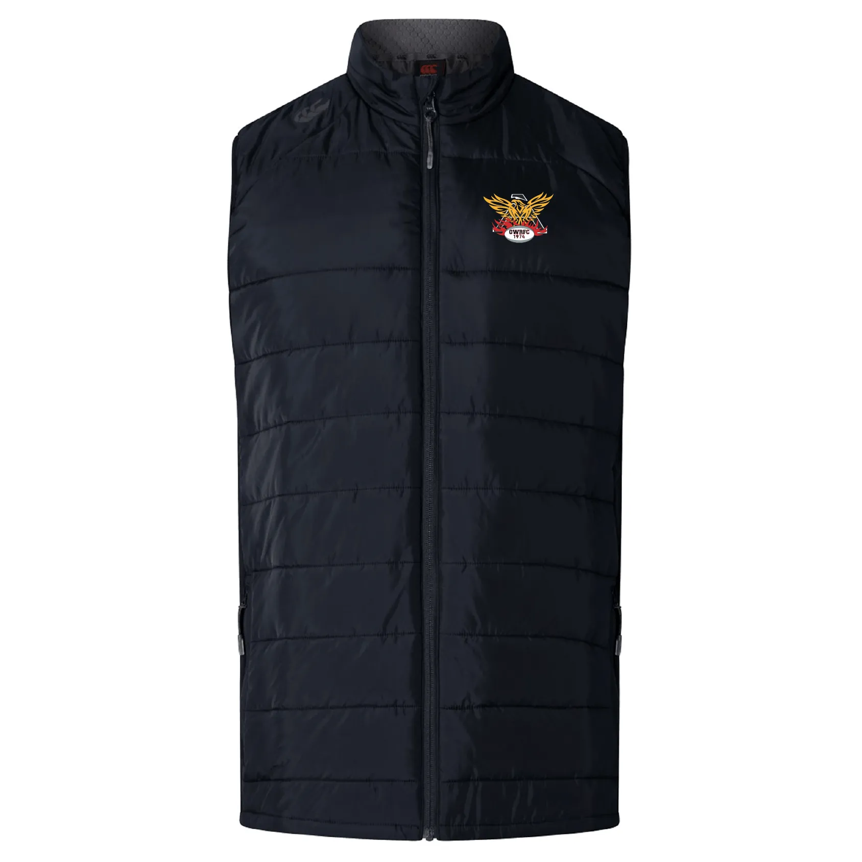 Atlanta Old White Rugby Elite Microlite Gilet by Canterbury