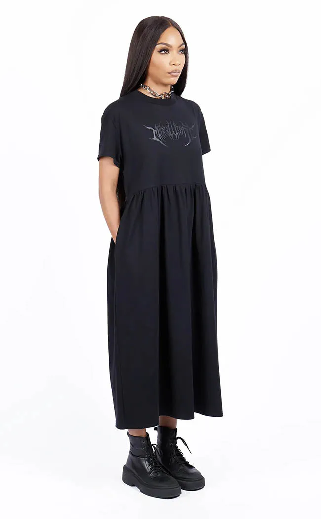 Aura Midi Smock Dress