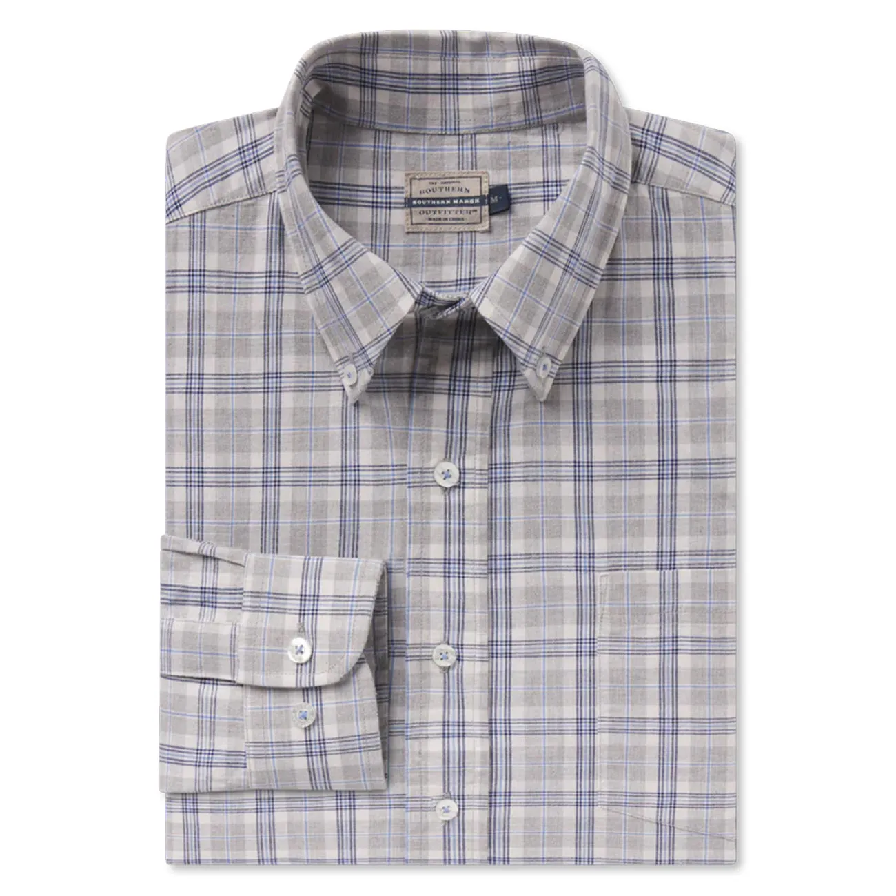 Bandera Washed Plaid Dress Shirt