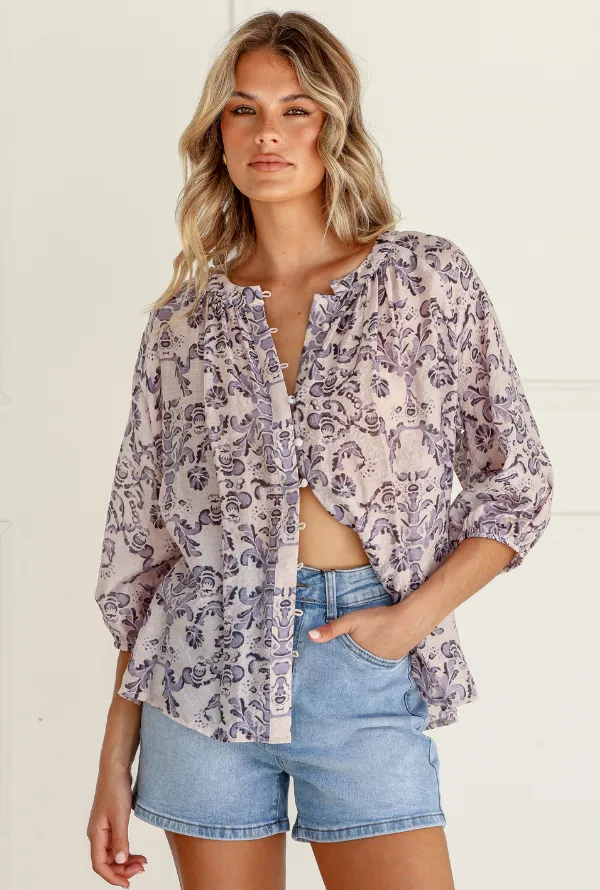 Berlin Blouse - Lilac