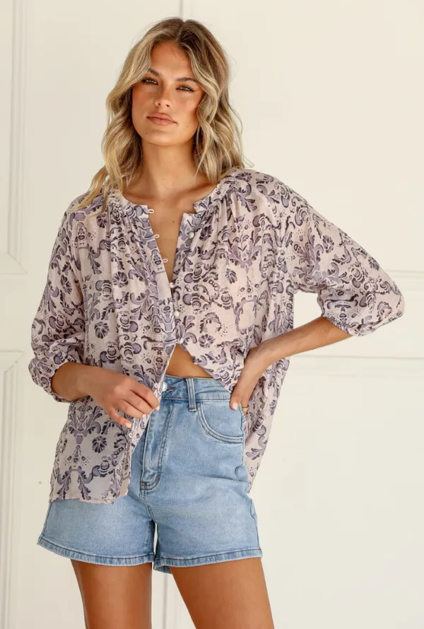 Berlin Blouse - Lilac