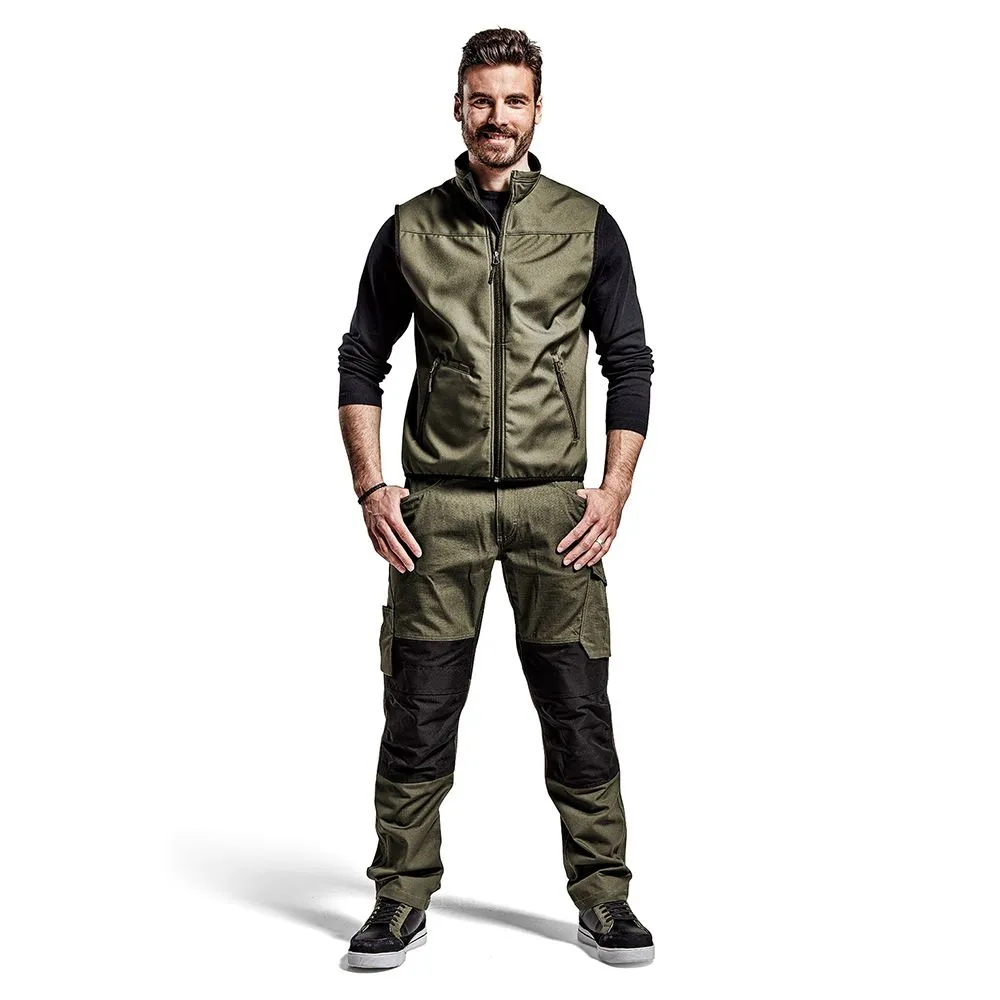 Bl&#xE5;kl&#xE4;der&#x20;3850-2516&#x20;Softshell&#x20;Gilet&#x20;-&#x20;Dark&#x20;Olive&#x20;Green