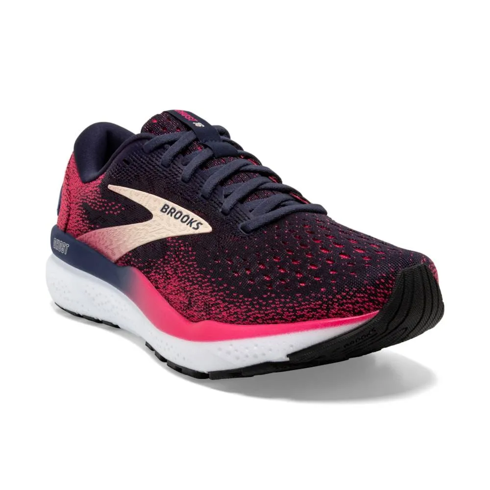 Brooks Ghost 16 (Womens) - Peacoat/Rasberry/Apricot