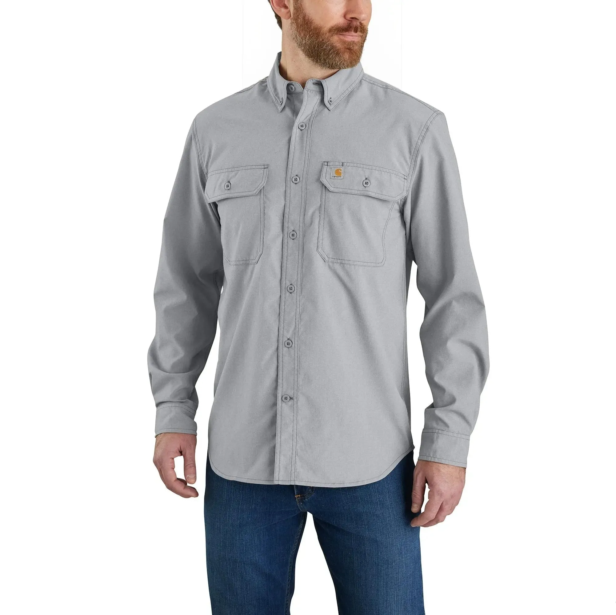 CARHARTT - FORCE Relaxed fit Lightweight Long Sleeve Shirt