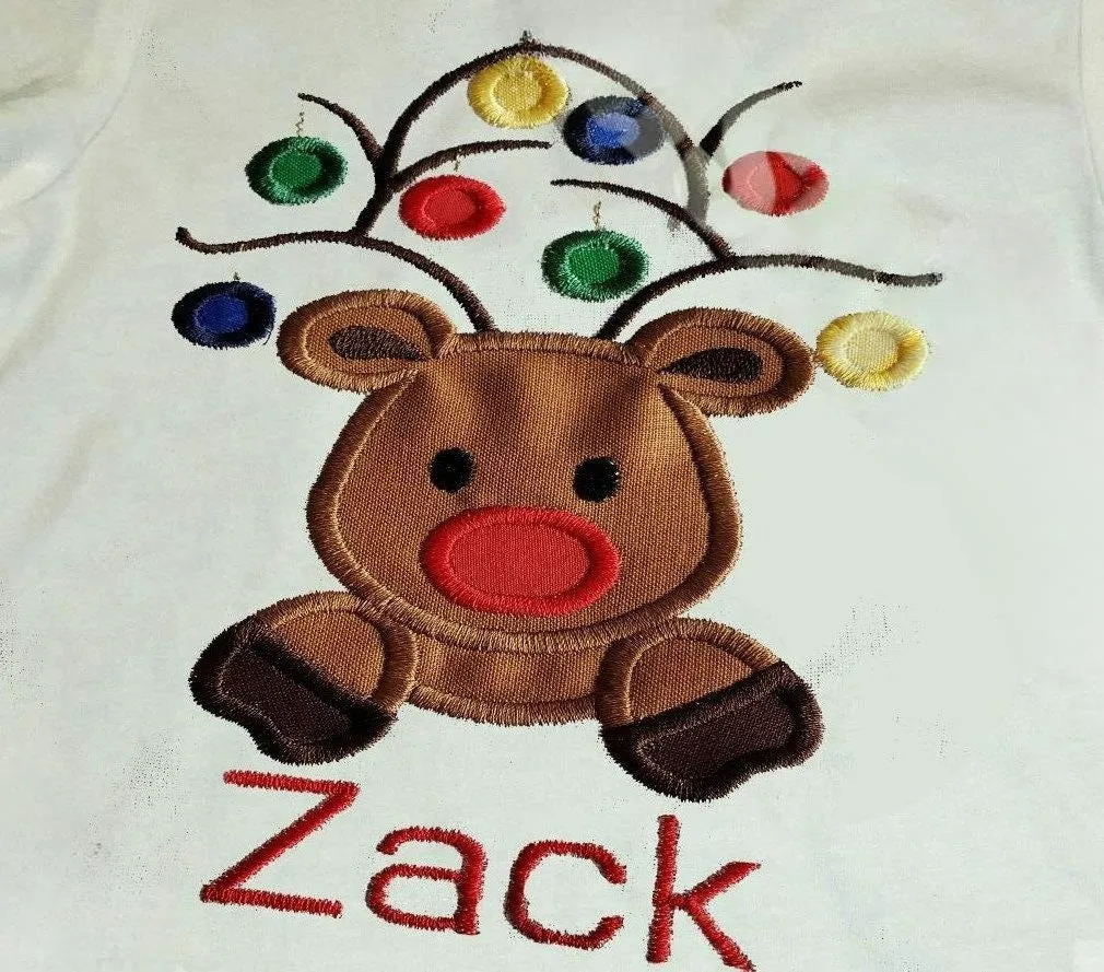 Christmas shirt, Reindeer shirt, Holiday boy shirt, Personalized Boys Christmas Shirt