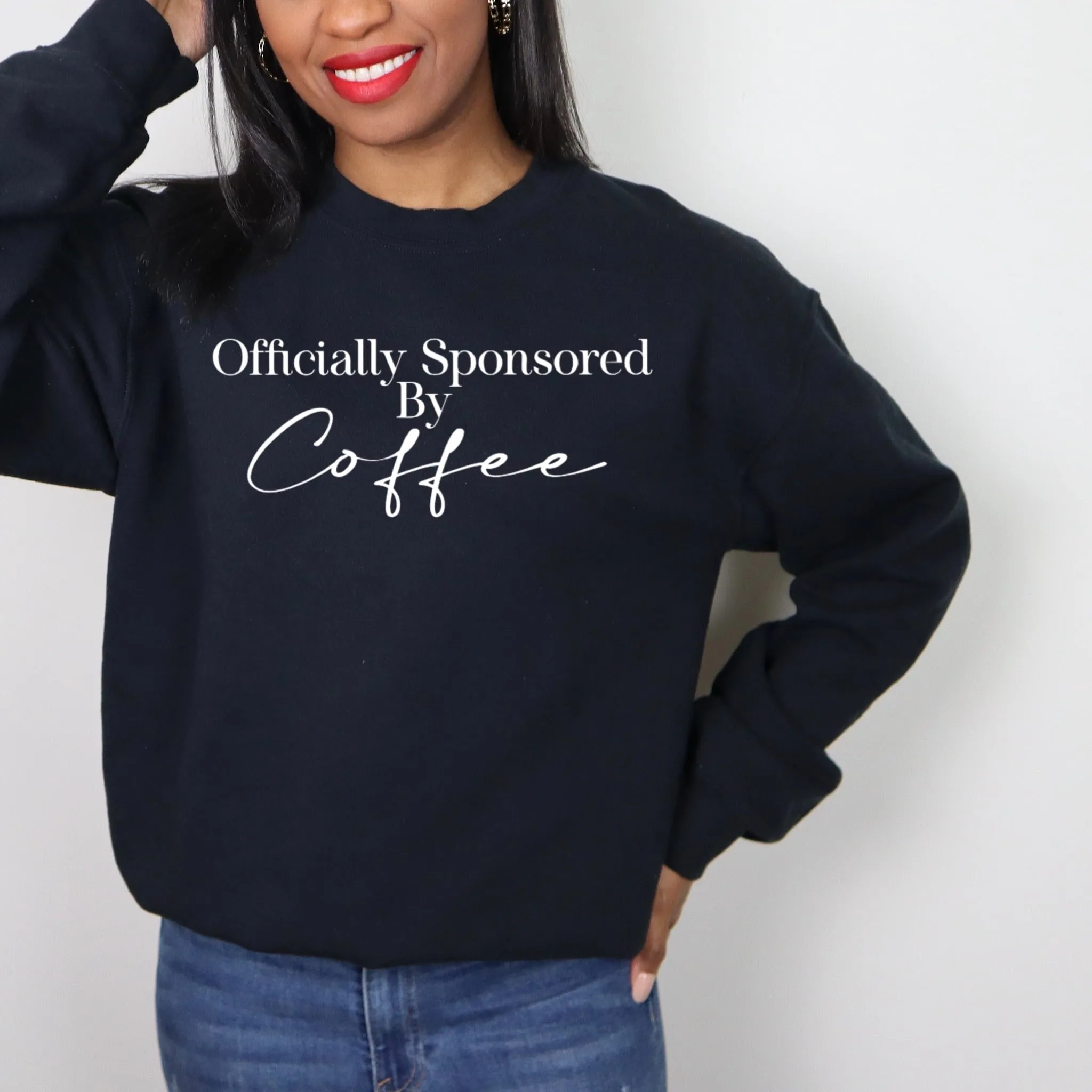 Coffee Collegiate Pullover - Officially Sponsored by Coffee Sweatshirt