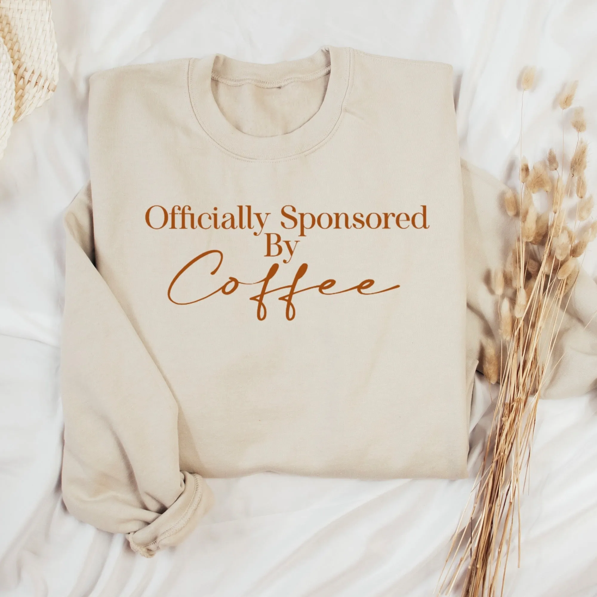 Coffee Collegiate Pullover - Officially Sponsored by Coffee Sweatshirt