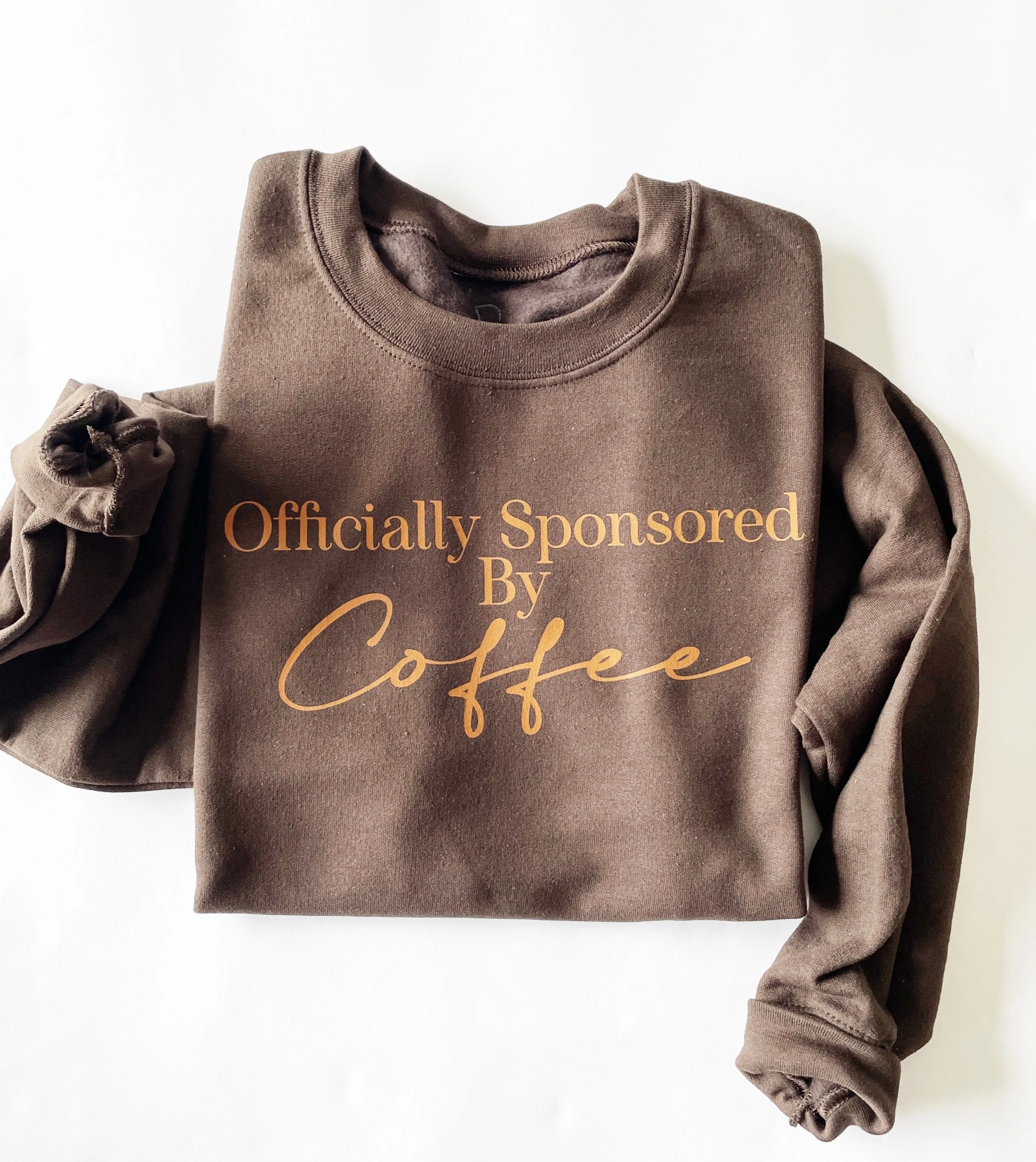 Coffee Collegiate Pullover - Officially Sponsored by Coffee Sweatshirt