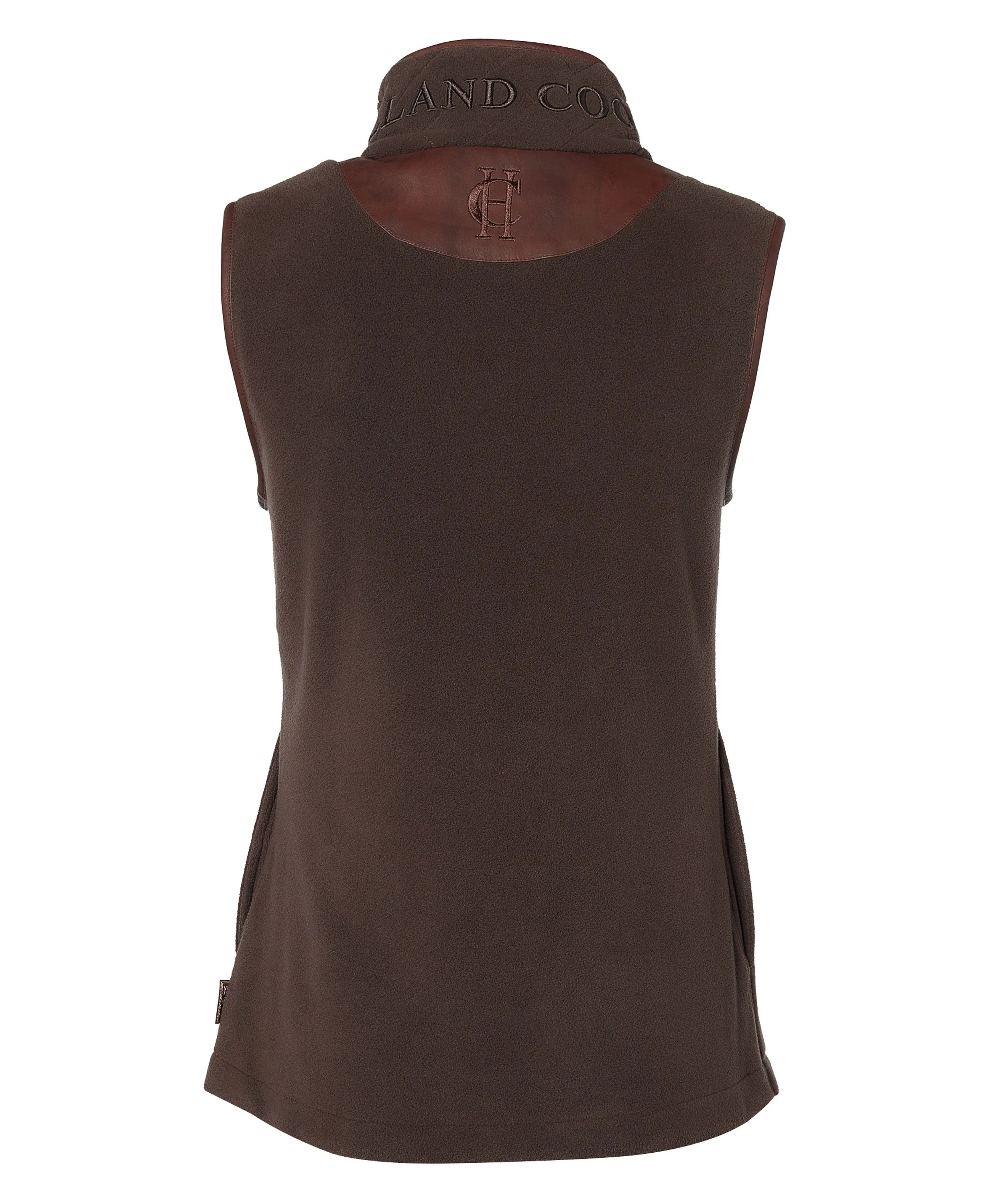 Country Fleece Gilet - Chocolate