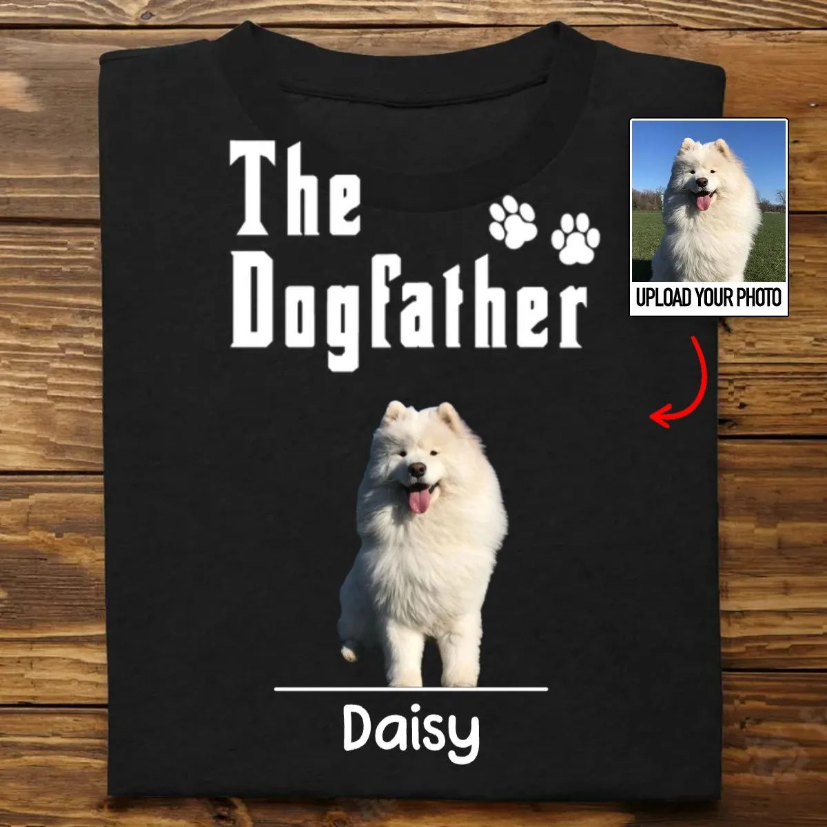 Dog Lovers - The Dog Father - Personalized Unisex T-shirt, Hoodie, Sweatshirt (HJ)