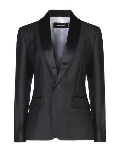 Dsquared2 Women Blazer Black 8 UK