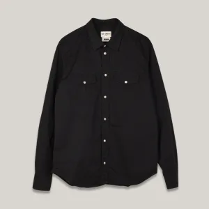 EAT DUST WESTERN SHIRT - BLACK