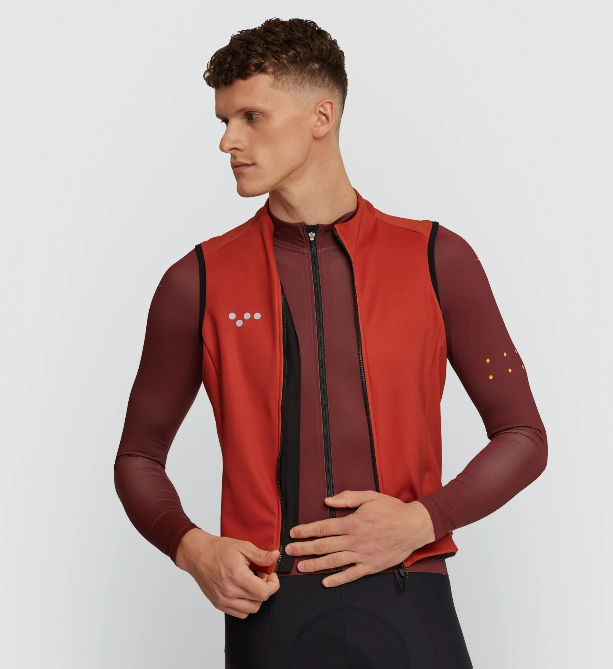 Essentials / Men's Thermal Gilet - Paprika