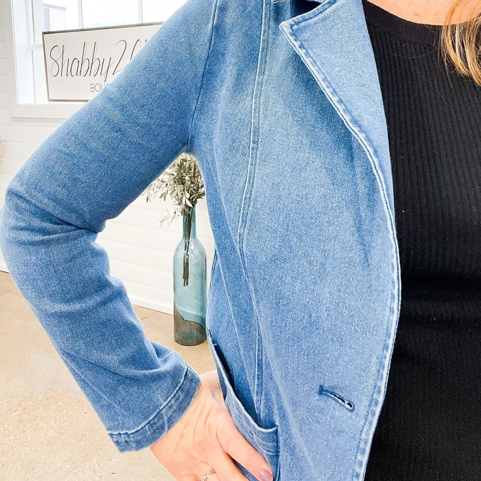 Everyday Denim Blazer