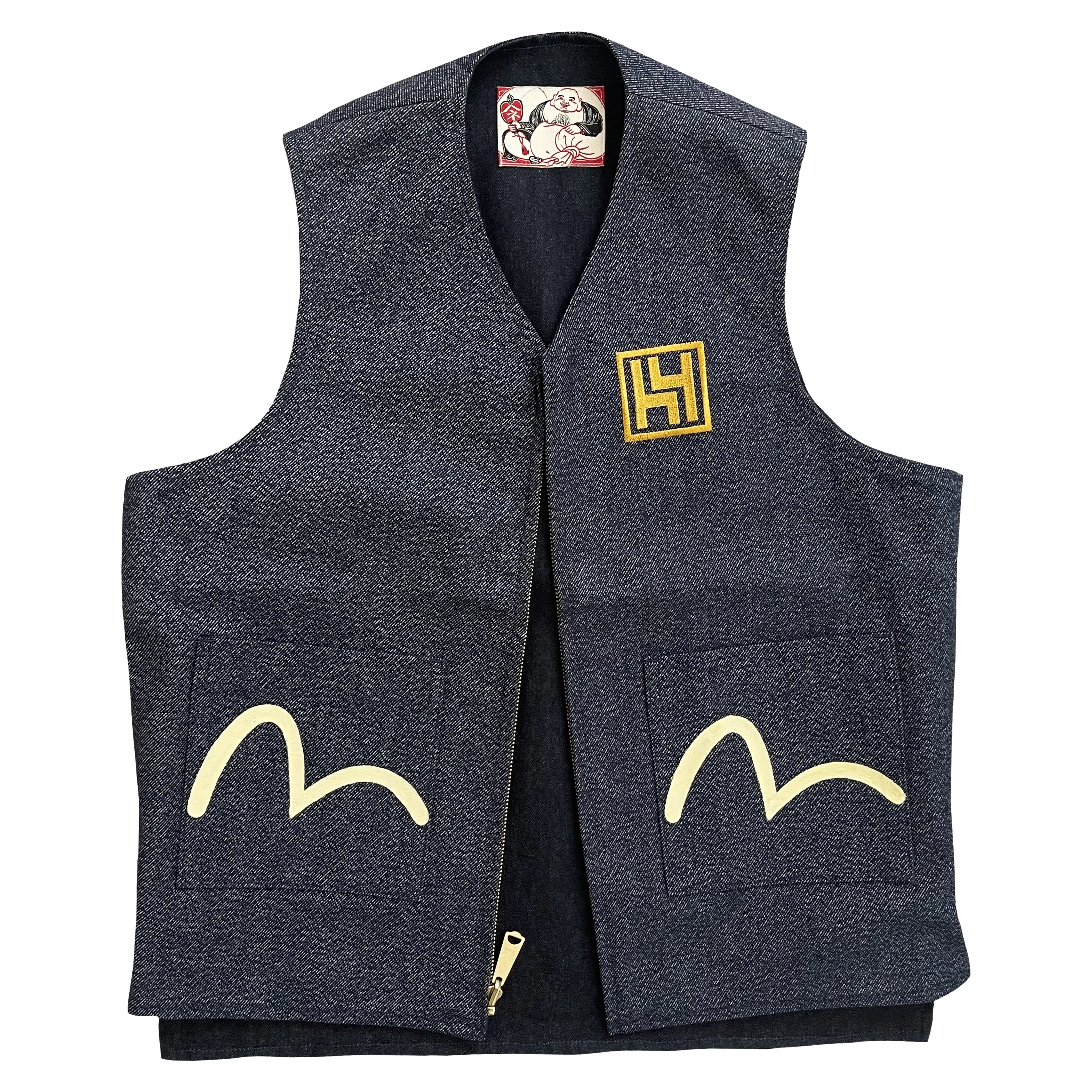 Evisu Denim Vest - M