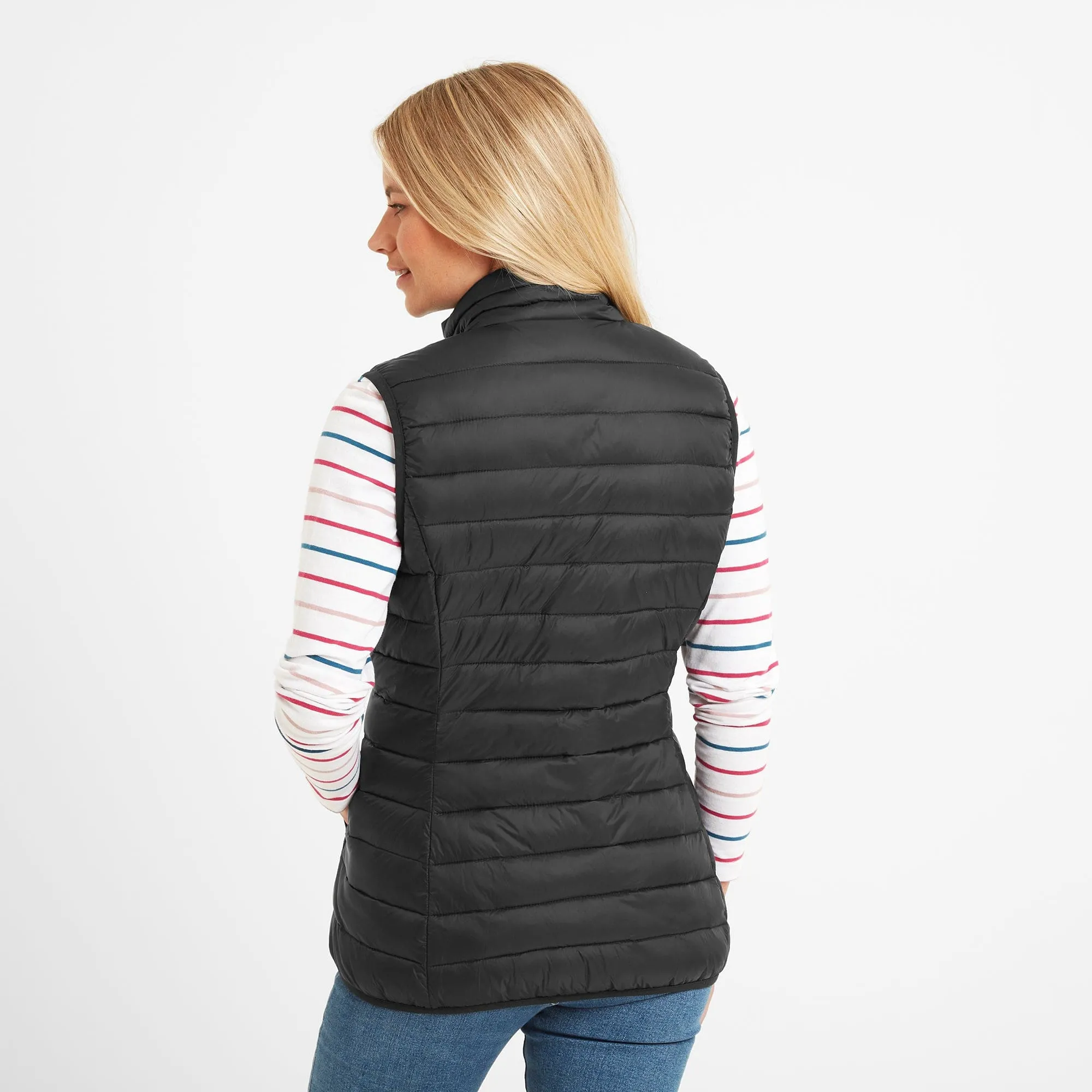 Gibson Womens Insulated Padded Gilet - Black