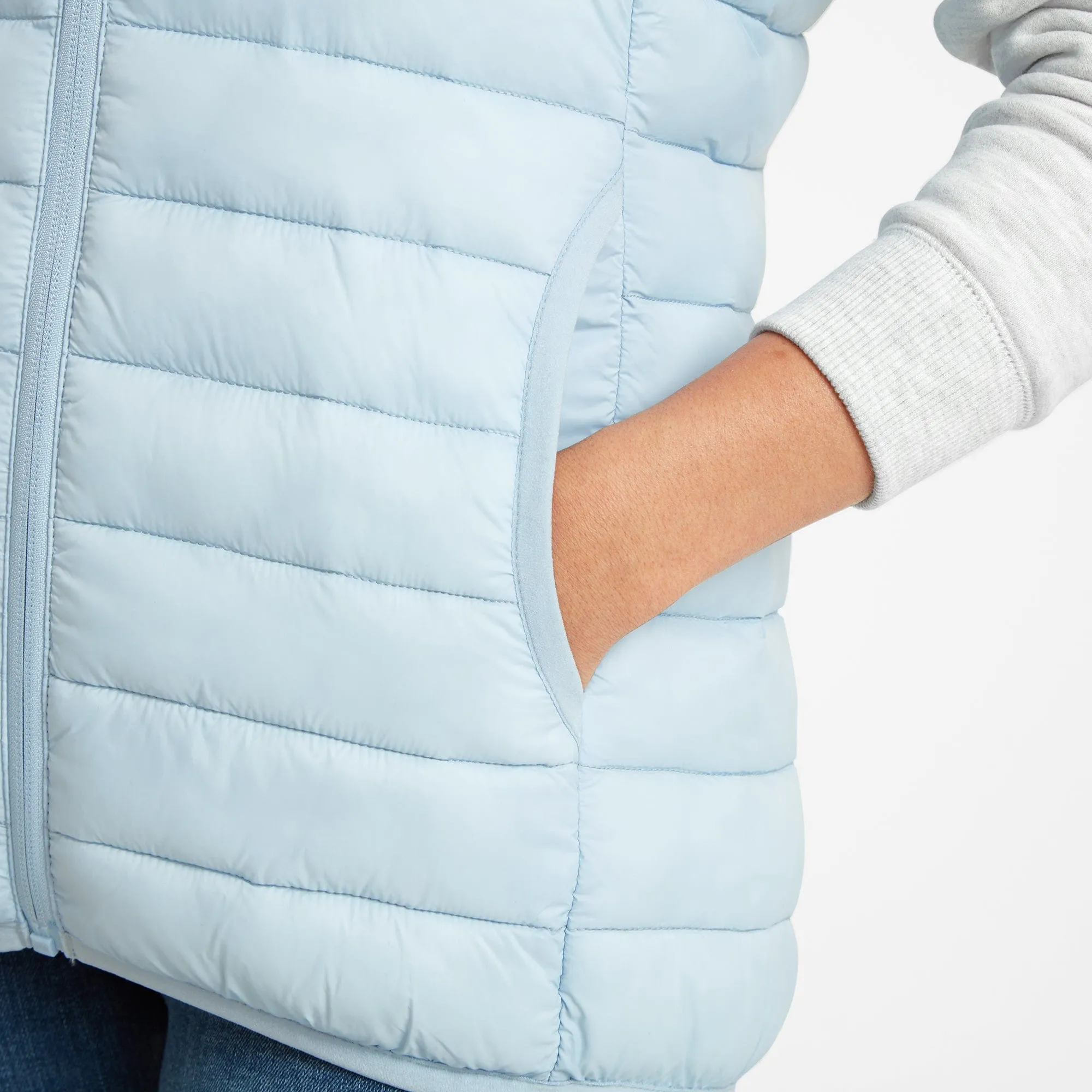 Gibson Womens Insulated Padded Gilet - Ice Blue