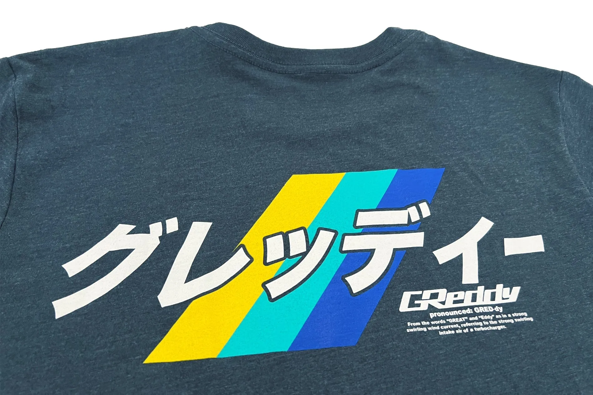 GReddy Katakana Tee - Navy Heather