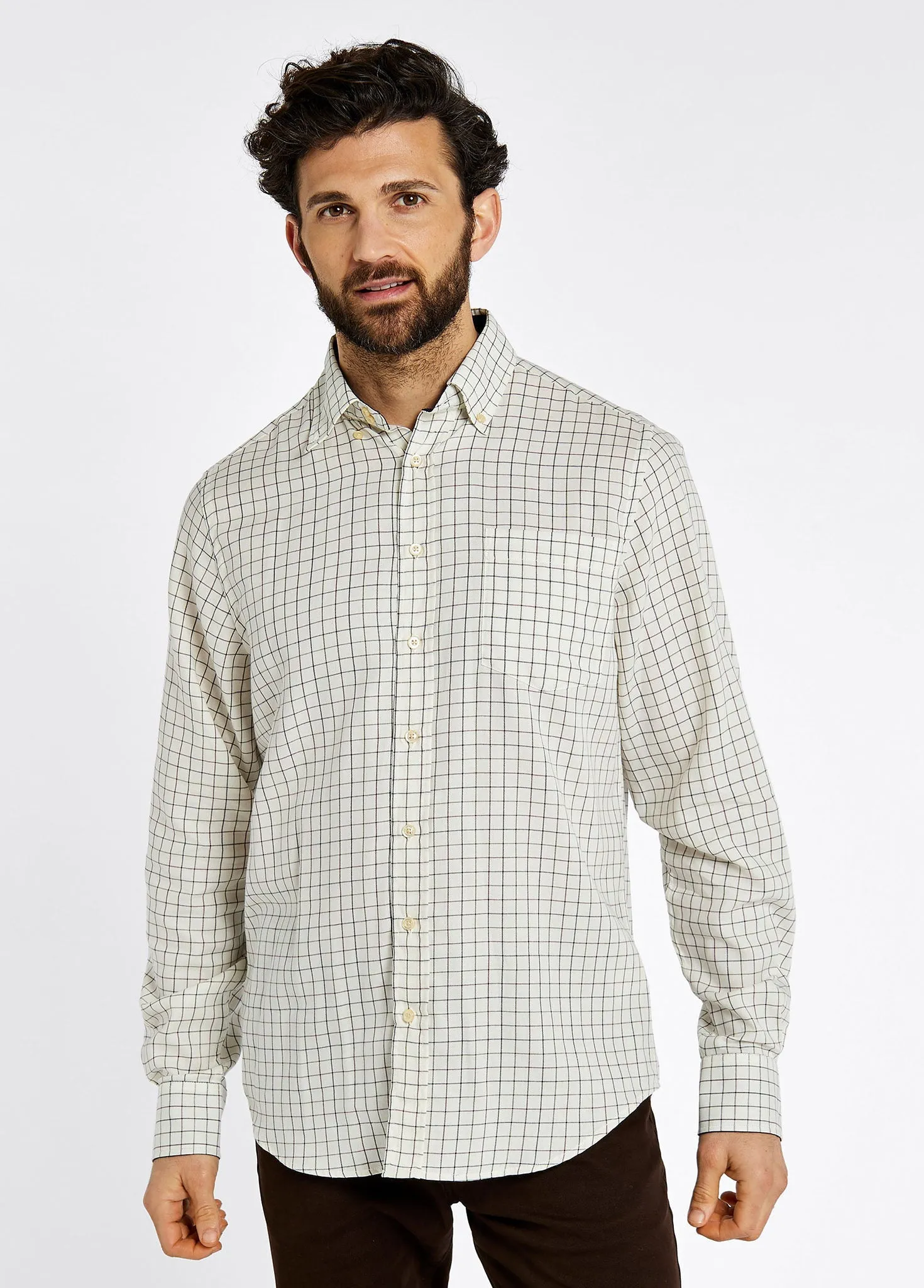 Hollymount Check Shirt - Ox Blood