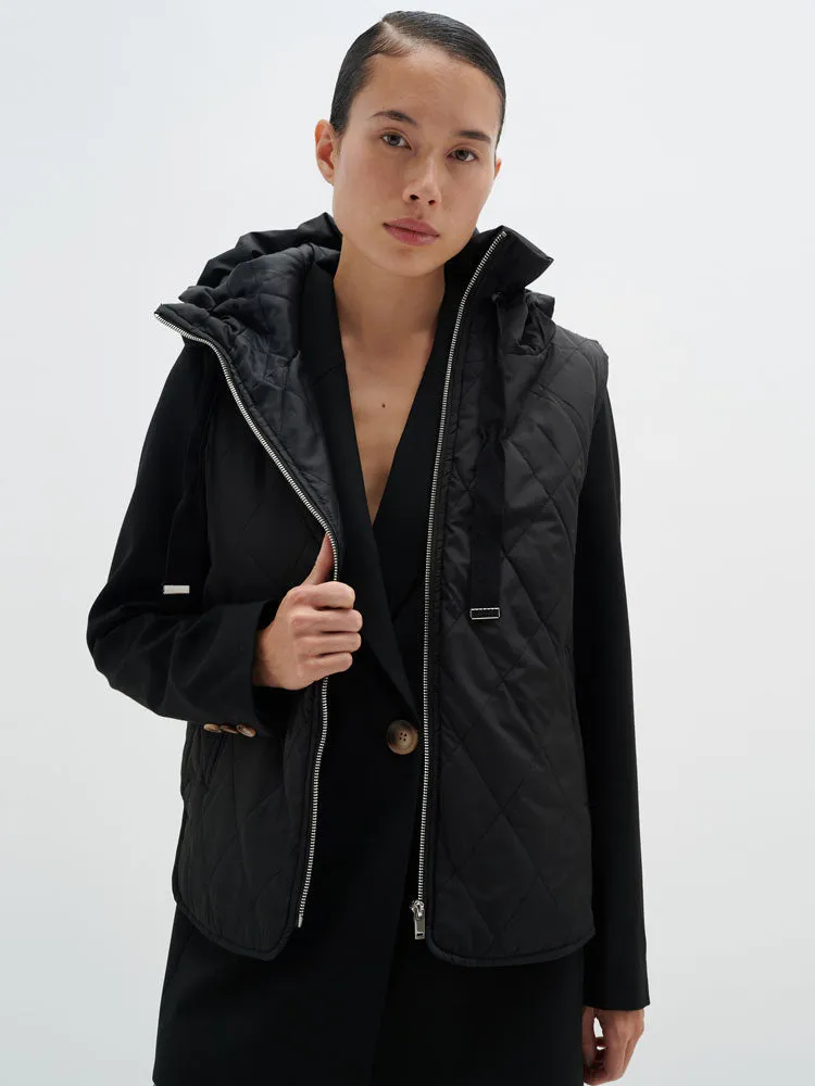 InWear IktraIW Hood Waistcoat Black