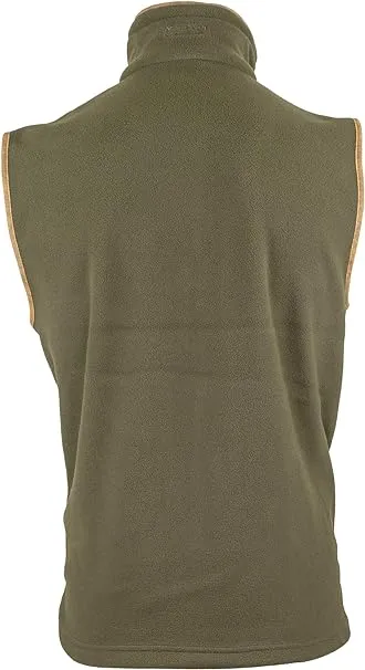 JP Mens Countryman Fleece Gilet Dark Olive