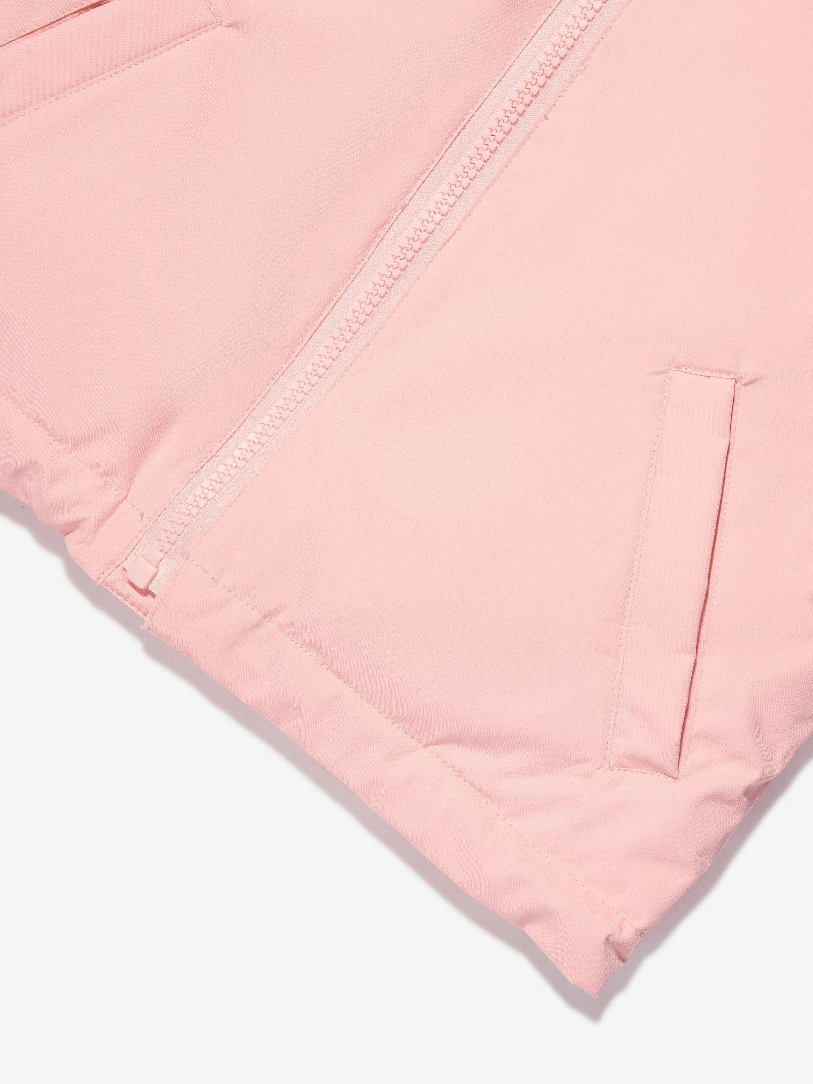 KENZO Girls Down Padded Gilet in Pink