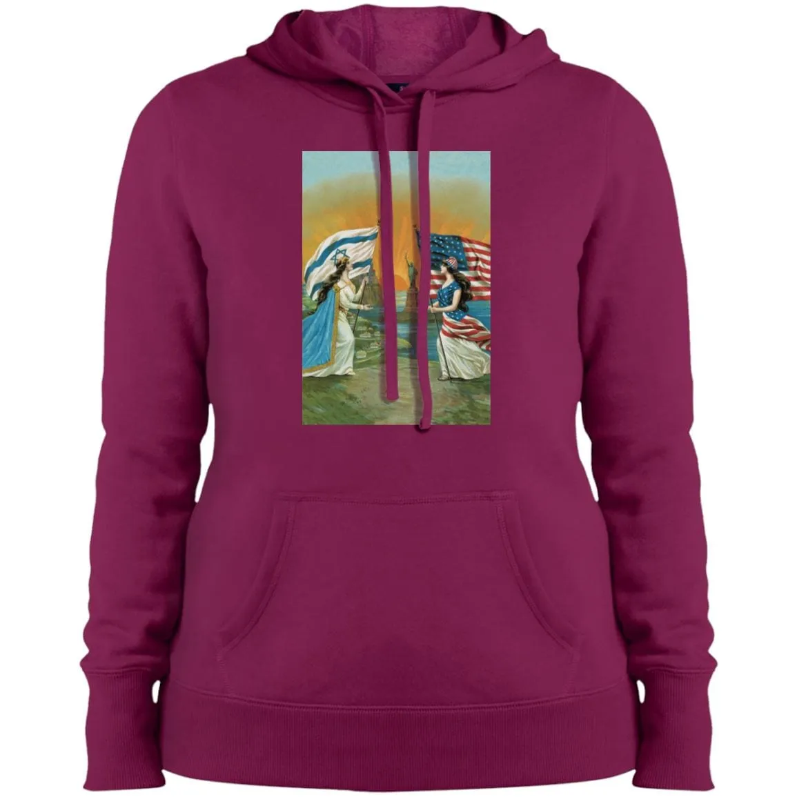 Ladies' Pullover Hooded Sweatshirt