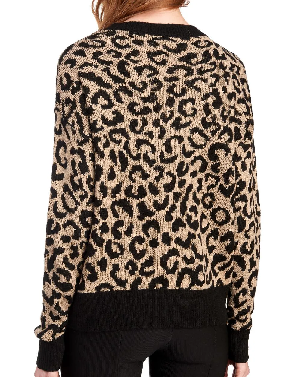 Leopard Crew Neck Sweater