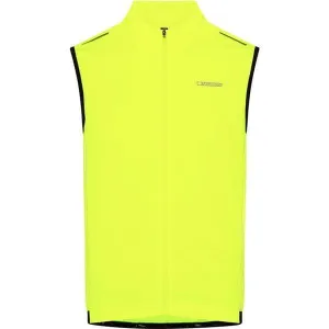 Madison Stellar Reflective windproof men's gilet; hi-viz yellow - small