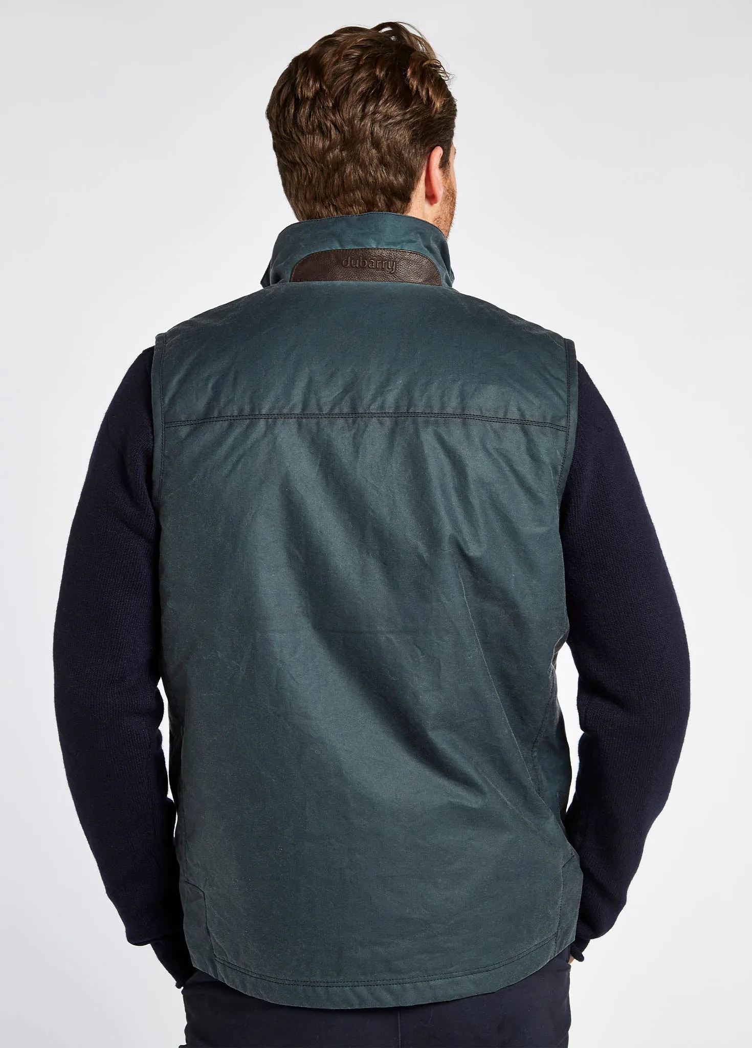 Mayfly Wax Gilet - Dark Pebble