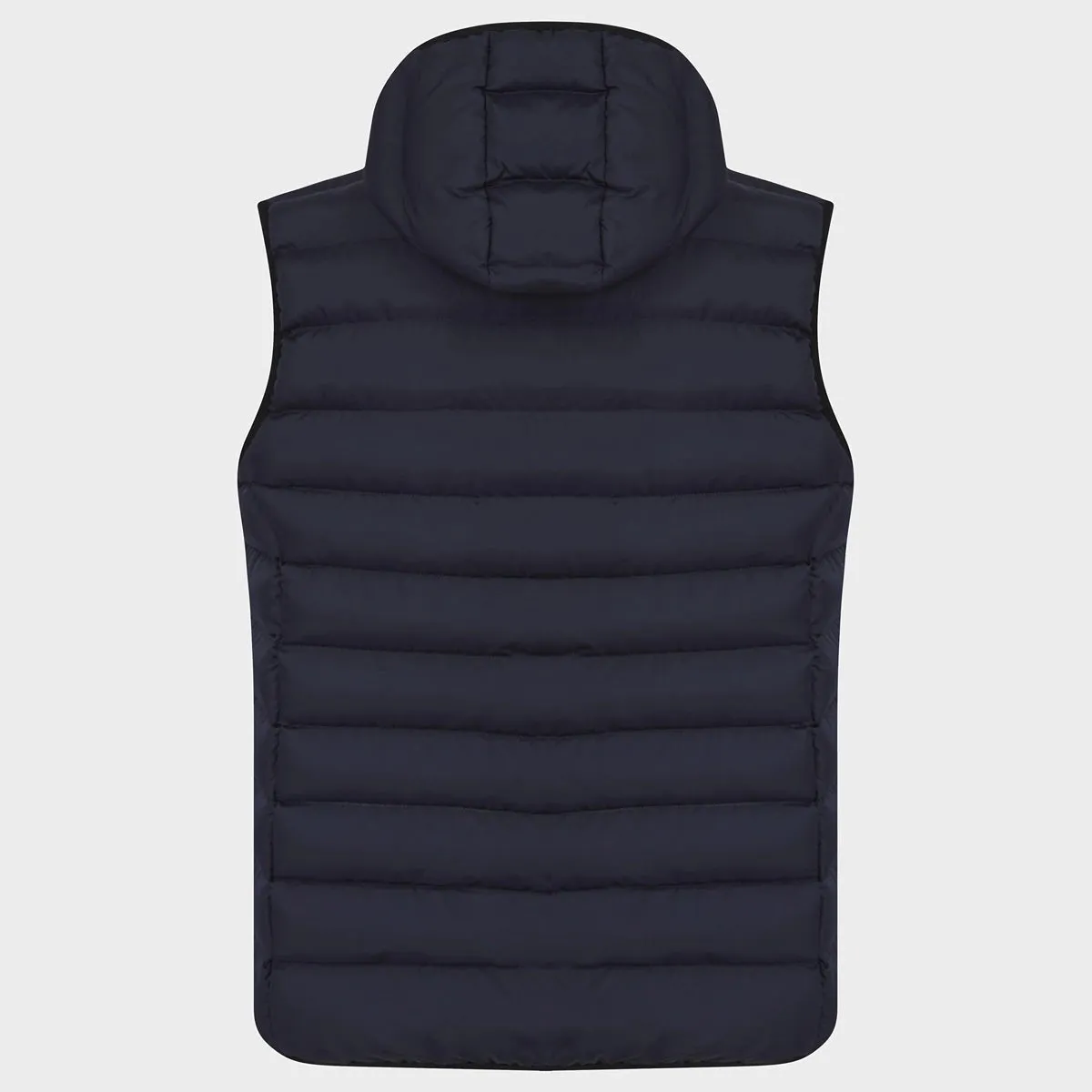 Mens Navy Quilted Gilet