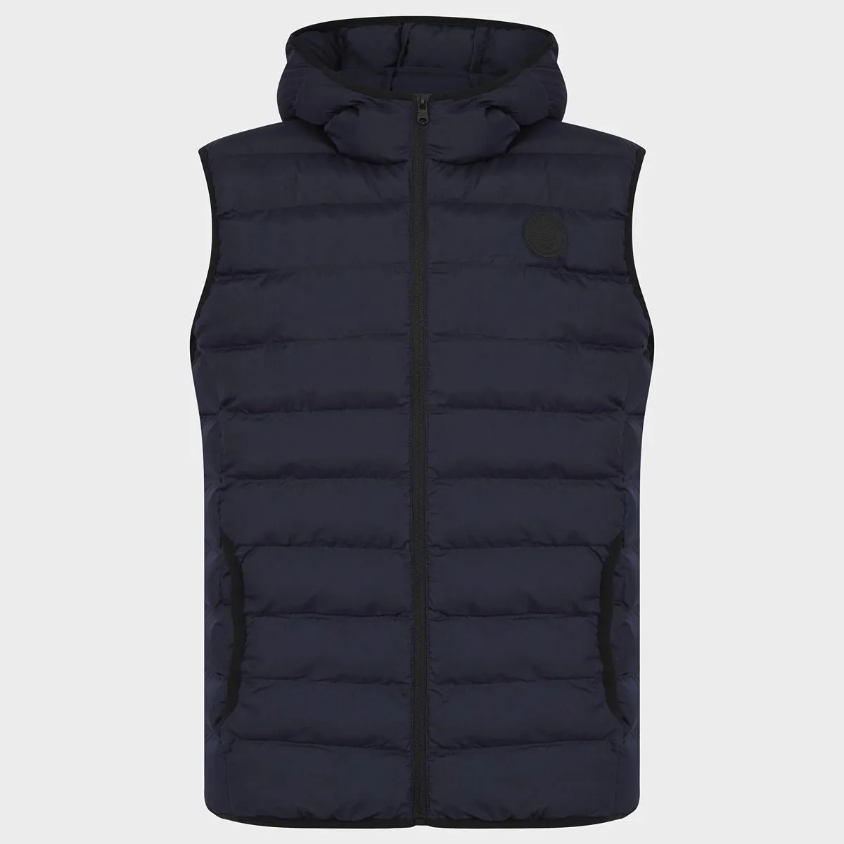 Mens Navy Quilted Gilet