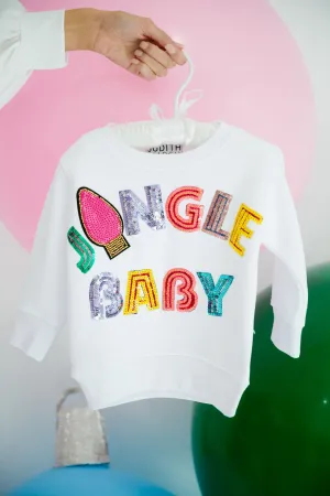 MINI KIDS JINGLE BABY WHITE PULLOVER