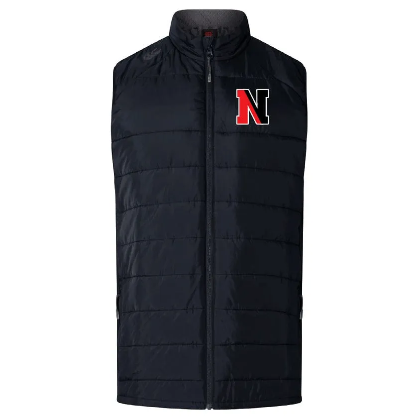 Northeastern University Rowing Elite Microlite Gilet by Canterbury