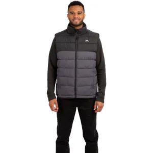 Oskar Men's Padded Gilet / Bodywarmer in Black and Grey