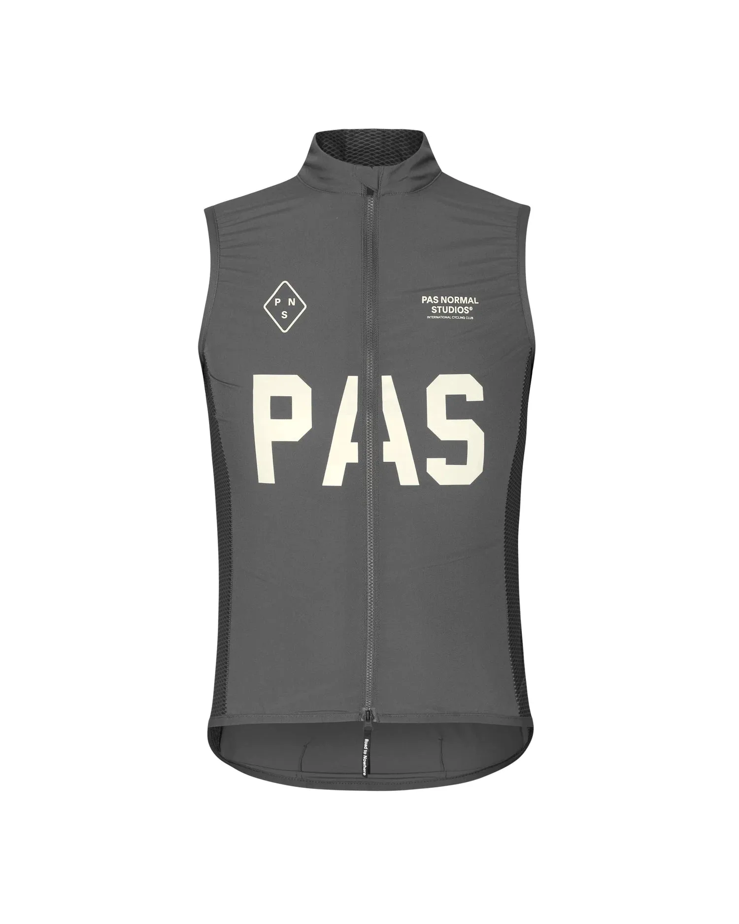 PAS NORMAL STUDIOS PAS Mechanism Stow Away Gilet AW22 - Dark Grey