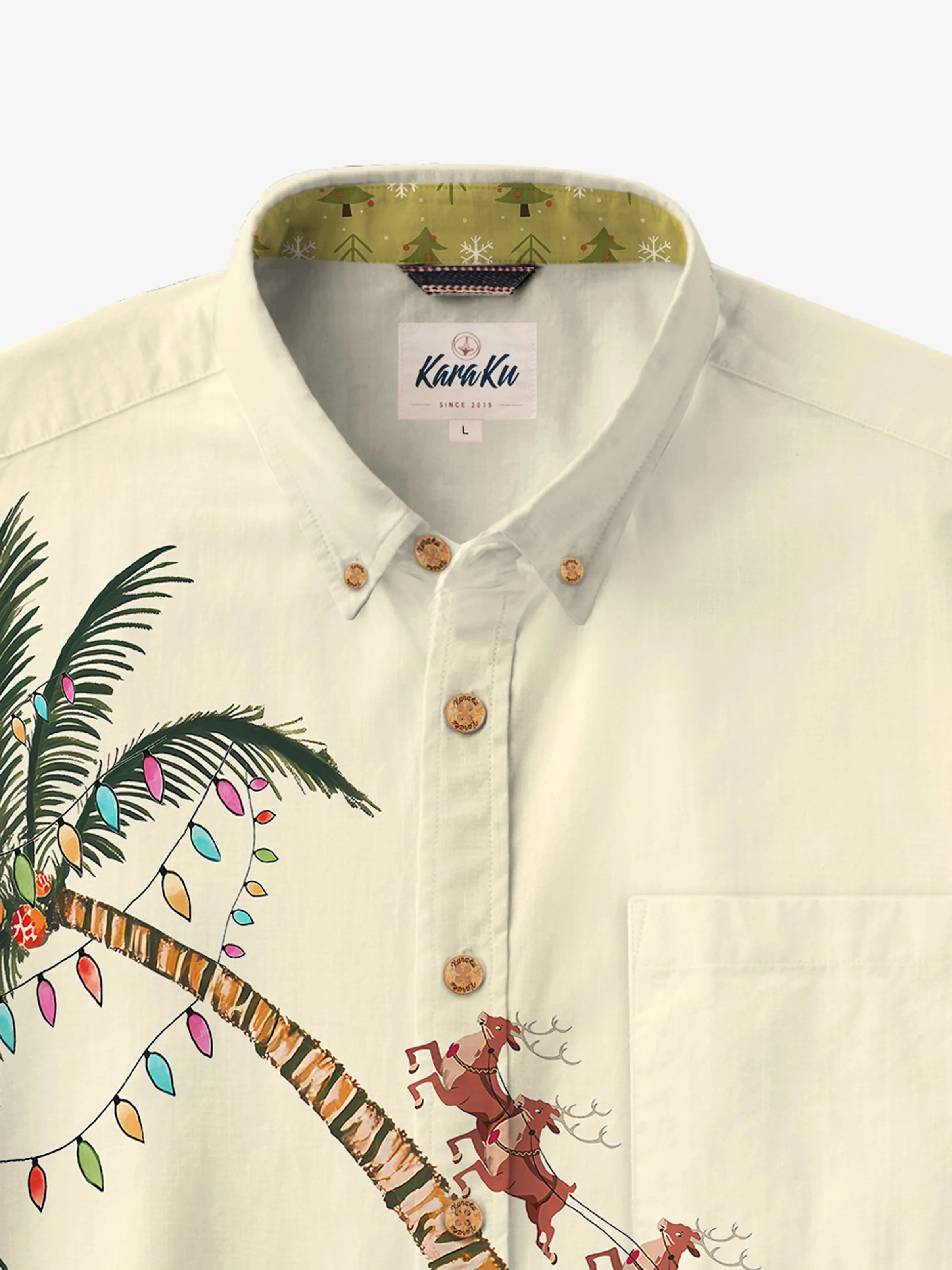 PRE-ORDER Island Christmas Vibe Cotton Shirt