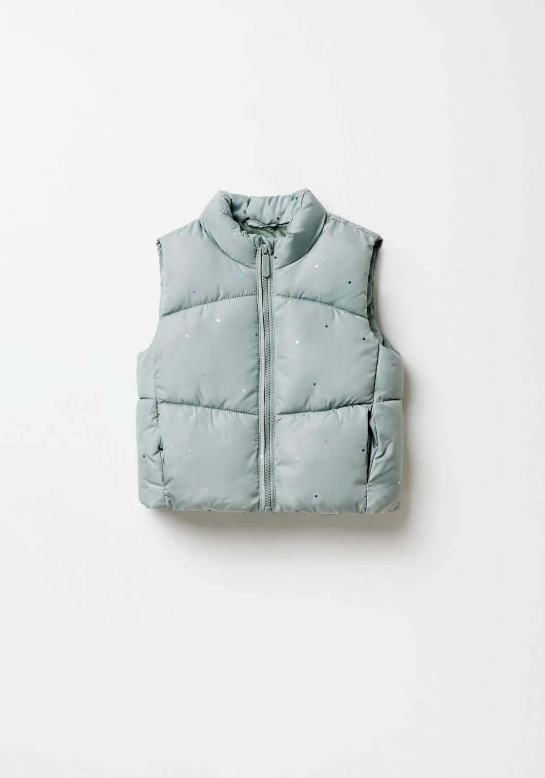 Puffer Gilet - Green