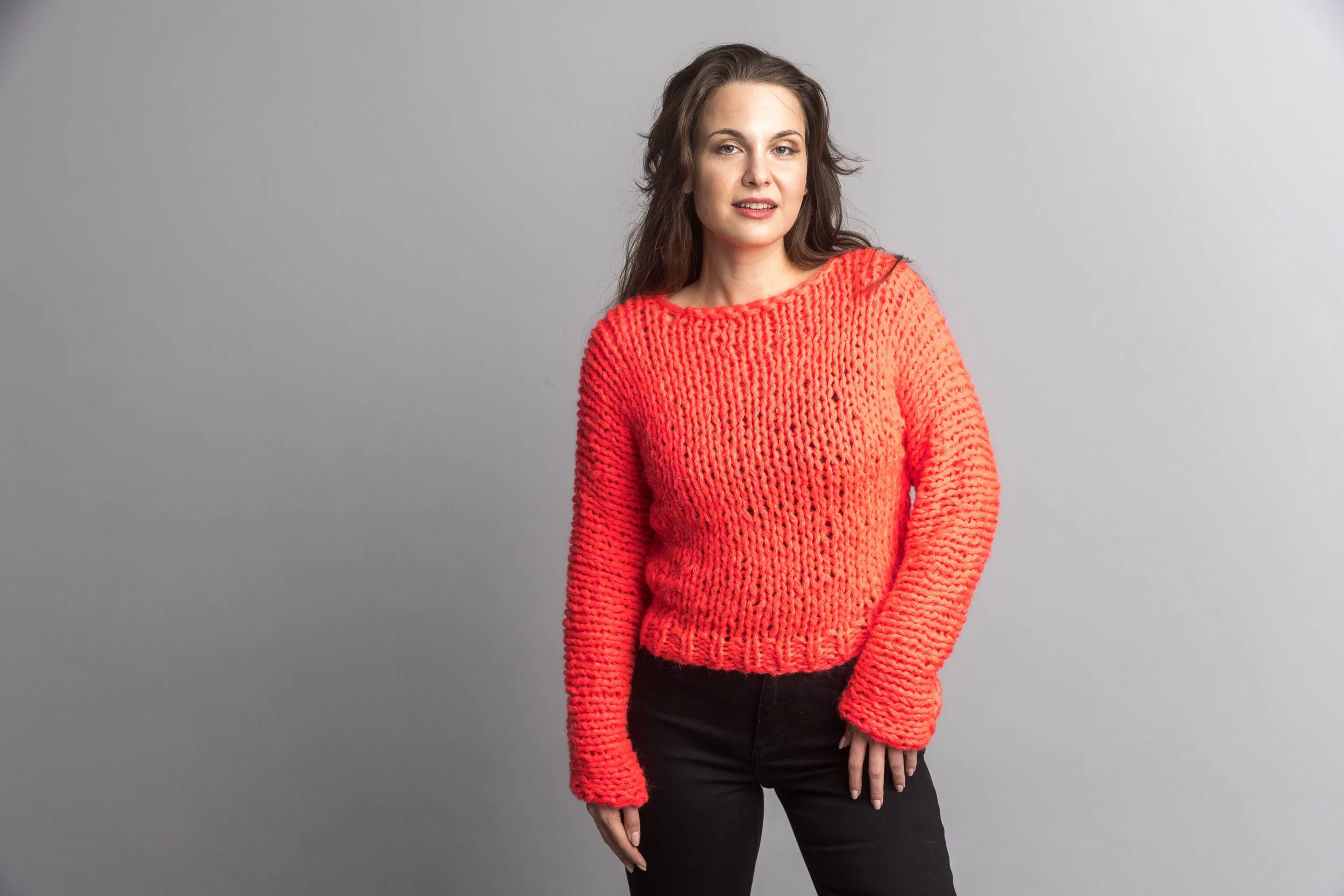 Pullover in Neonfarben zum Selberstricken