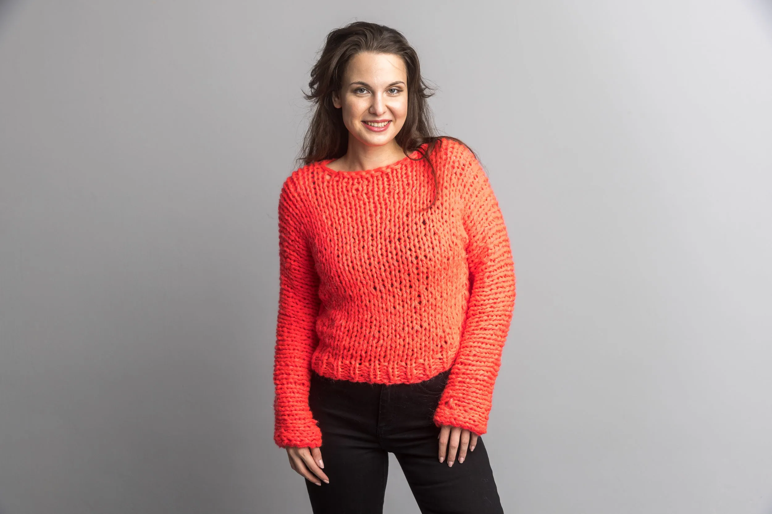 Pullover in Neonfarben zum Selberstricken