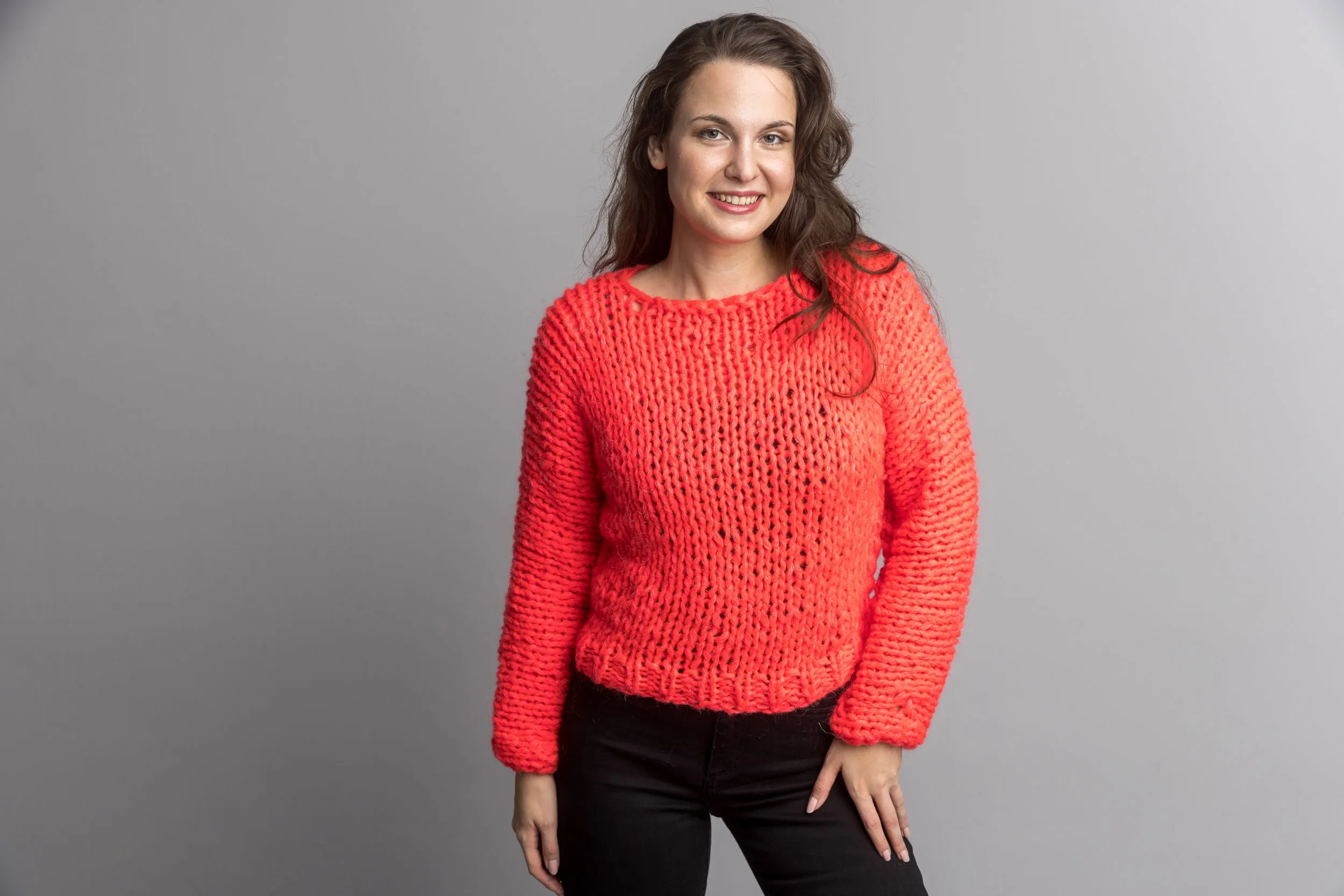 Pullover in Neonfarben zum Selberstricken