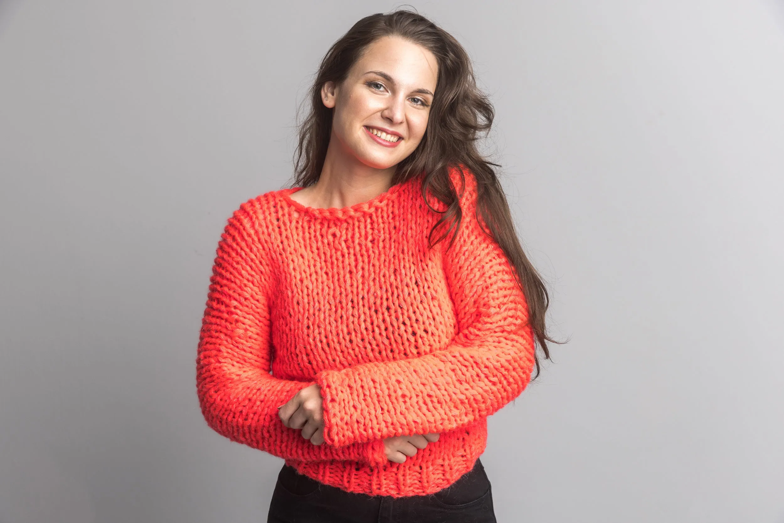 Pullover in Neonfarben zum Selberstricken