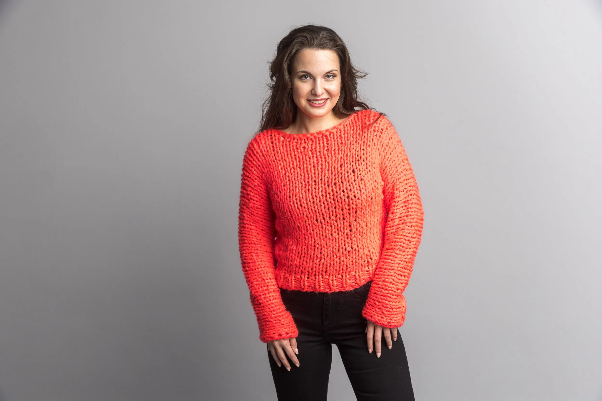 Pullover in Neonfarben zum Selberstricken