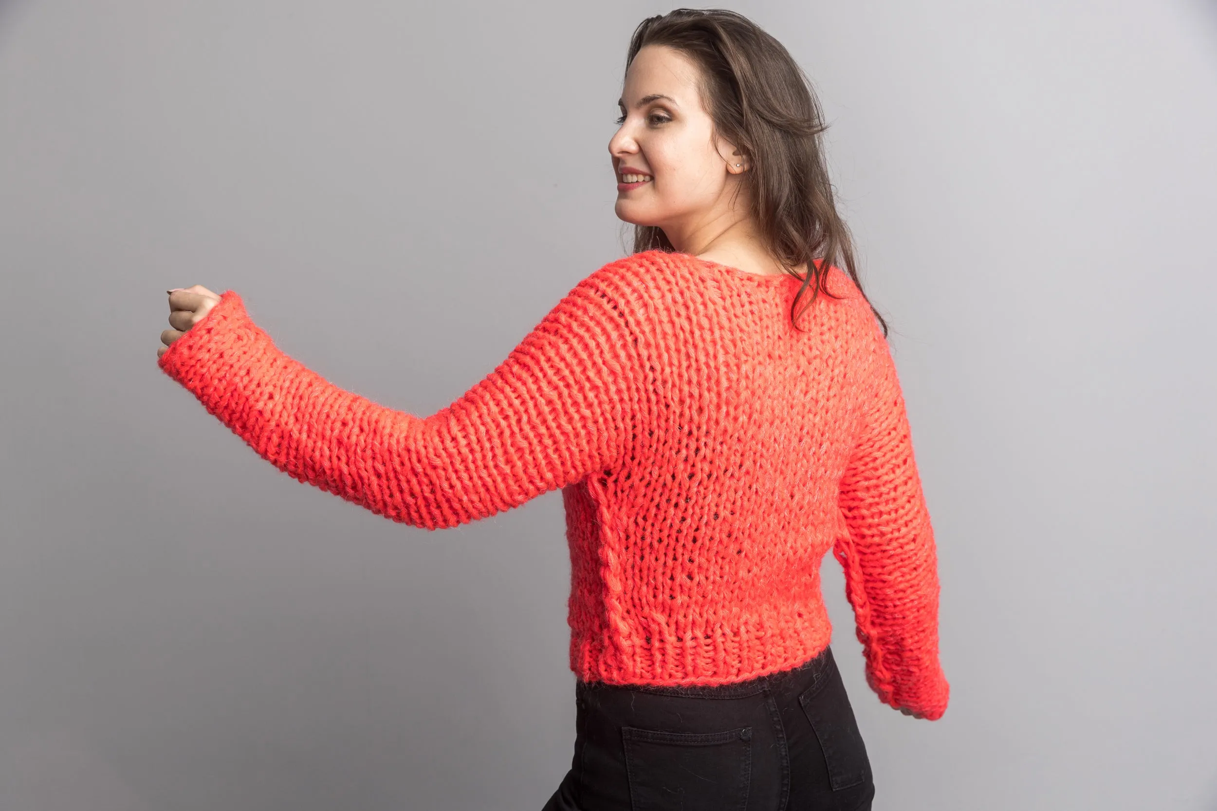 Pullover in Neonfarben zum Selberstricken