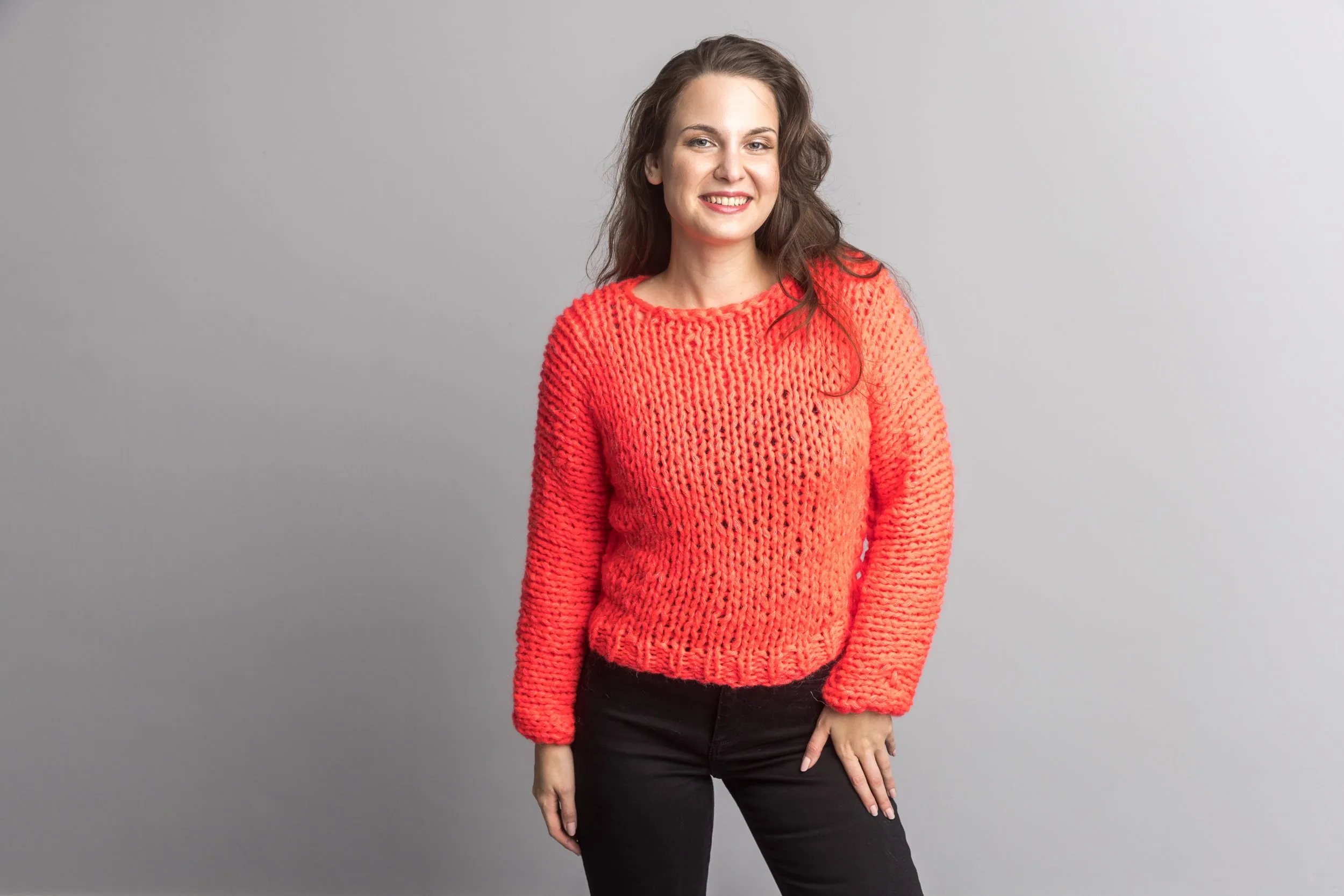 Pullover in Neonfarben zum Selberstricken