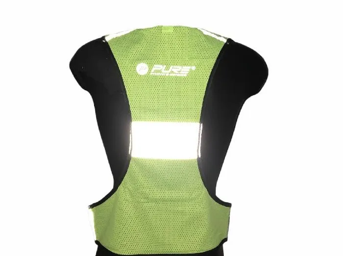 Pure 2Improve pettorina rifrangente per la corsa Reflective Run Vest P2I320150 giallo