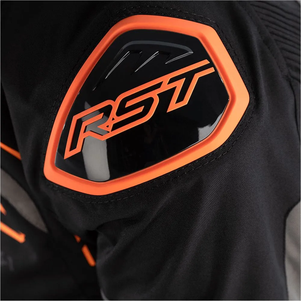 RST S1 CE Textile Jacket Black / Grey / Neon Orange