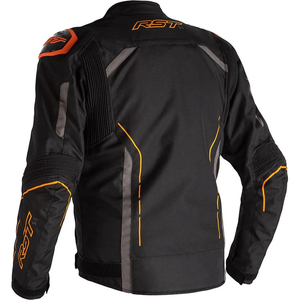 RST S1 CE Textile Jacket Black / Grey / Neon Orange