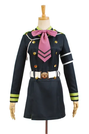 Seraph of the End Shinoa Hiragi Uniform Dress Cosplay Costume